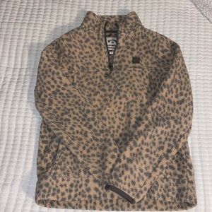 Billabong fuzzy quarter zip